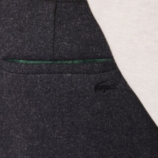 Foto 7 | Pantalones Lacoste Hombre Slim Fit Pocket Wool Blend Gris