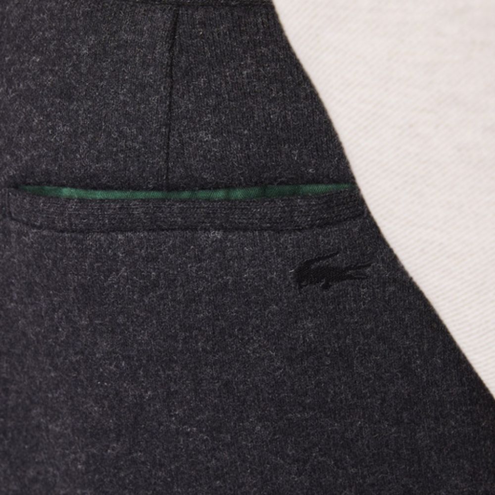 Foto 8 pulgar | Pantalones Lacoste Hombre Slim Fit Pocket Wool Blend Gris