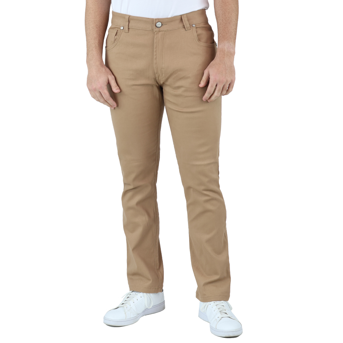 Pantalón De Vestir Para Hombre Marca Rams Cottons Modelo Bull Denim  Color Caki Corte Slim Fit