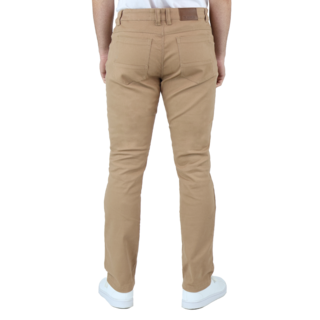 Foto 3 | Pantalón De Vestir Para Hombre Marca Rams Cottons Modelo Bull Denim Color Caki Corte Slim Fit