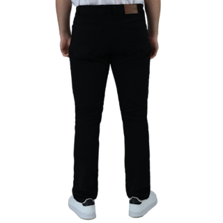Foto 3 | Pantalón De Vestir Para Hombre Marca Rams Cottons Modelo Bull Denim Color Negro Corte Slim Fit