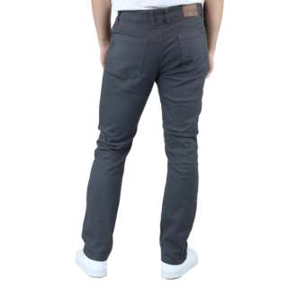 Foto 3 | Pantalón De Vestir Para Hombre Marca Rams Cottons Modelo Bull Denim Color Gris Corte Slim Fit