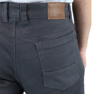 Foto 5 | Pantalón De Vestir Para Hombre Marca Rams Cottons Modelo Bull Denim Color Gris Corte Slim Fit