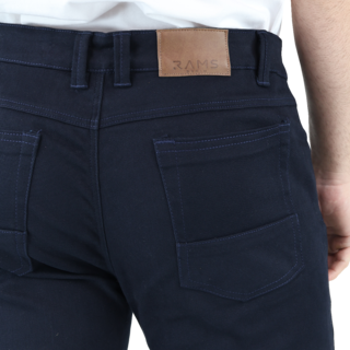Foto 4 | Pantalón De Vestir Para Hombre Marca Rams Cottons Modelo Bull Denim Color Azul Marino Corte Slim Fit