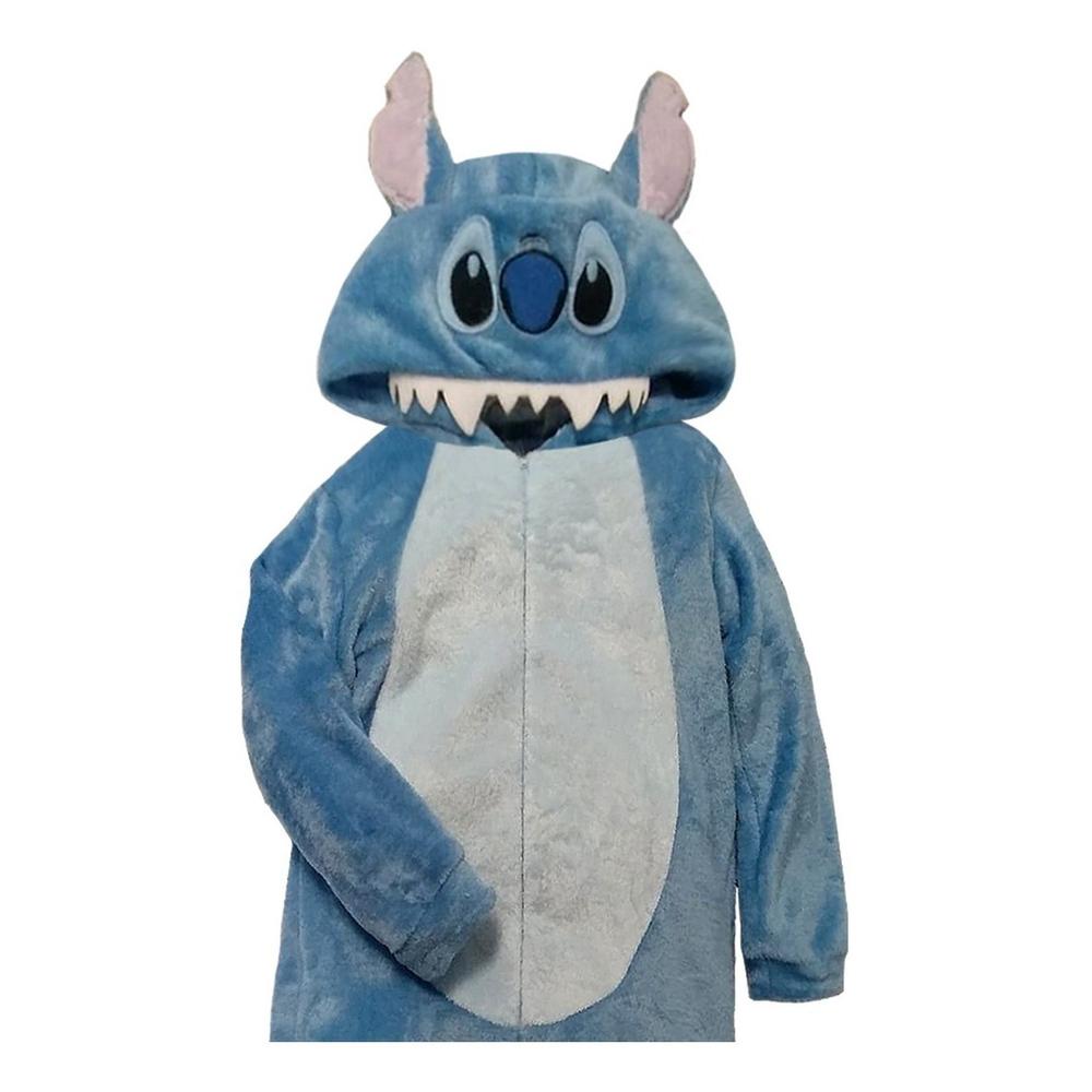 Foto 3 pulgar | Mameluco para Adulto Disney 2463 Stich Azul Bordado