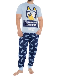 Foto 1 | Pijama Bluey Azul para Hombre - Venta Internacional