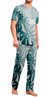 Foto 3 | Pijama Shendy Vendy Verde para Hombre
