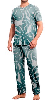 Foto 4 | Pijama Shendy Vendy Verde para Hombre