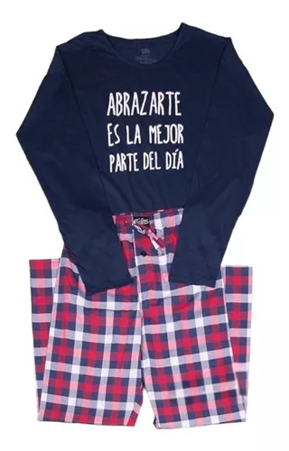 Foto 2 pulgar | Pijama Para Caballero Manga Larga “abrazarte Es La Mejor Parte Del Día” Twins