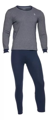 Foto 2 pulgar | Conjunto Termico Para Hombre Color Azul John Henry