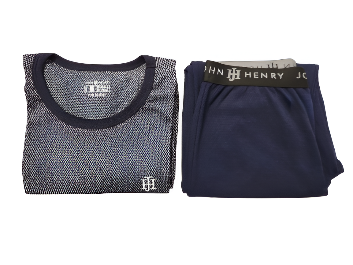 Foto 2 | Conjunto Termico Para Hombre Color Azul John Henry