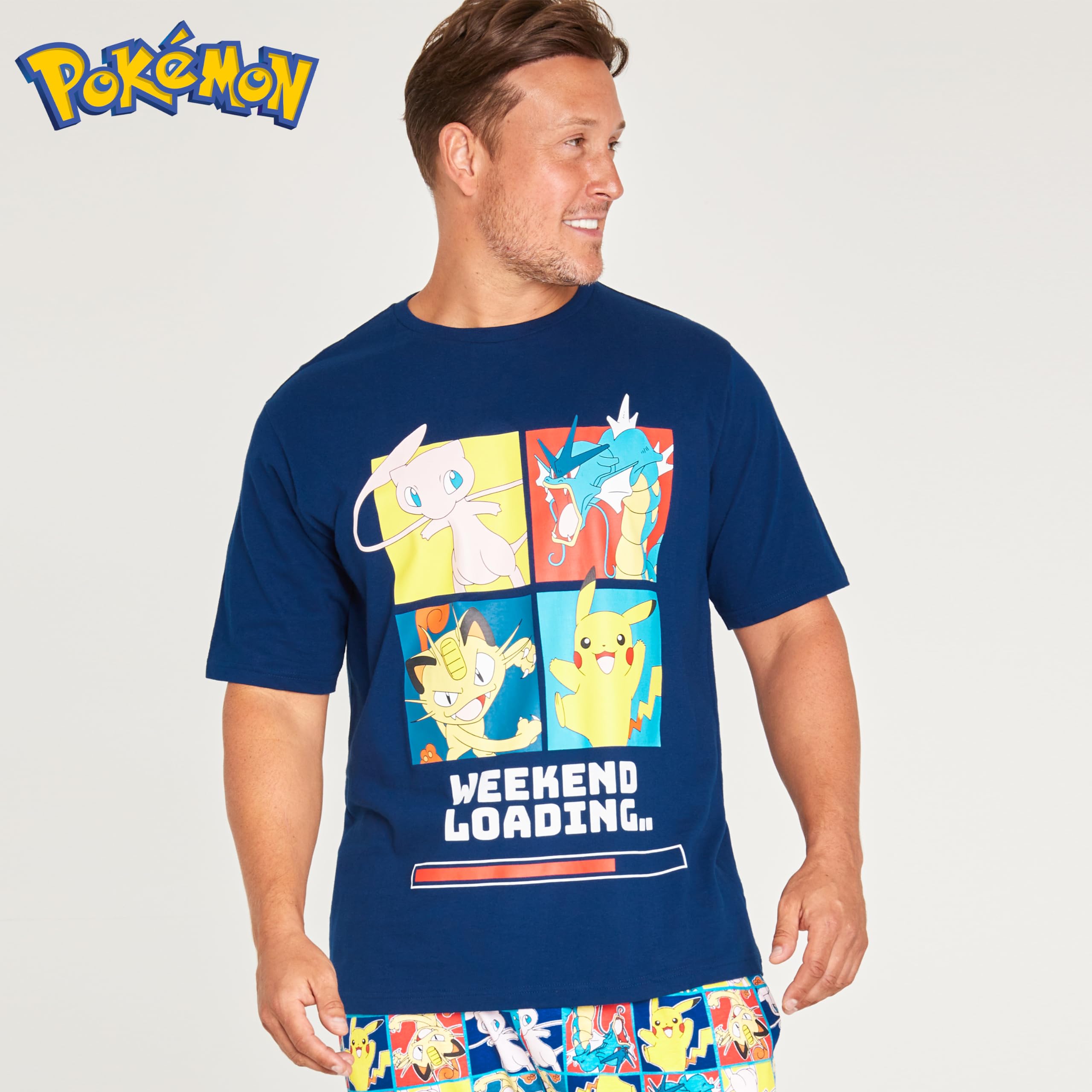Foto 3 pulgar | Set De Pijama Pokémon Para Hombre Y Adolescente S-3xl Navy/multi - Venta Internacional.