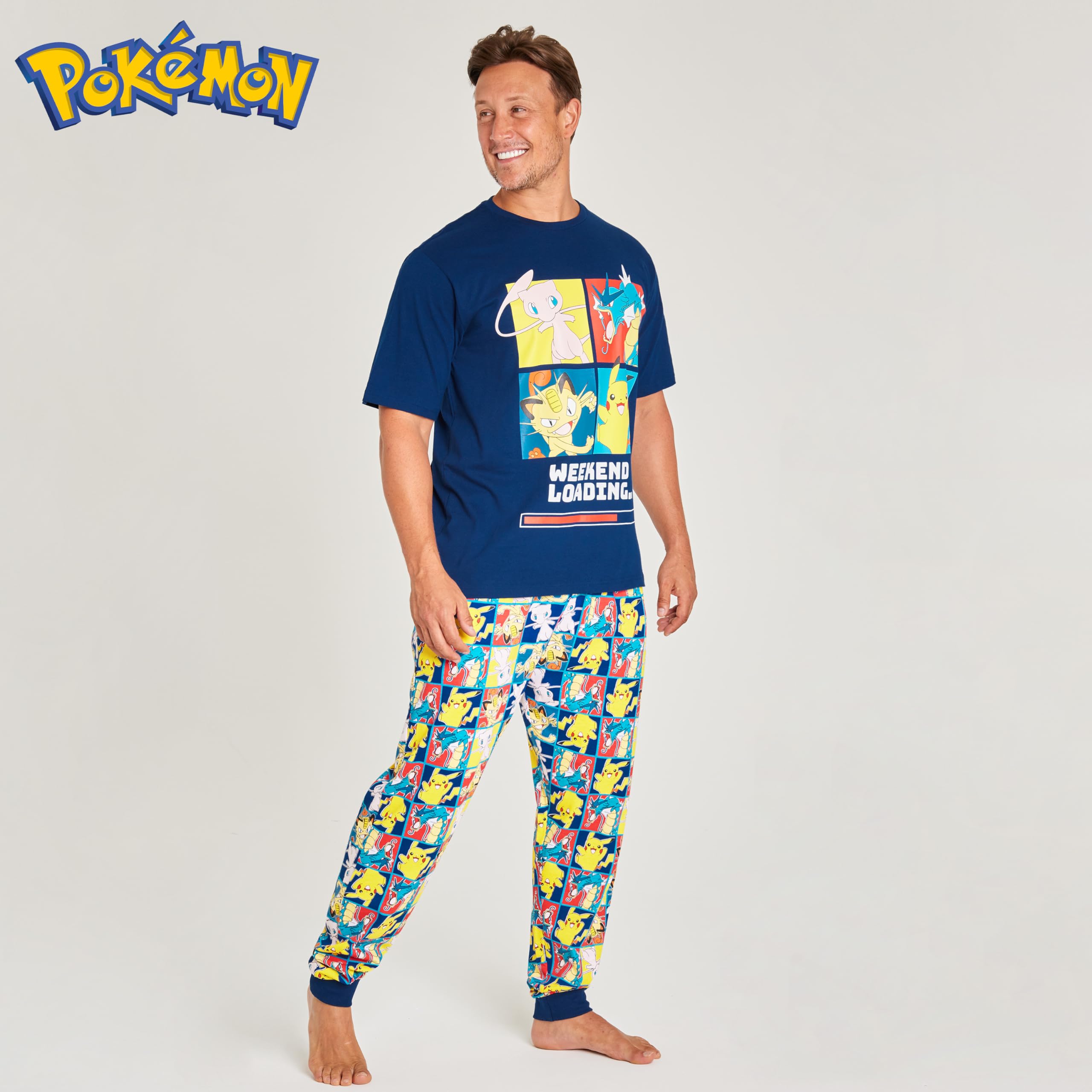Foto 5 pulgar | Set De Pijama Pokémon Para Hombre Y Adolescente S-3xl Navy/multi - Venta Internacional.