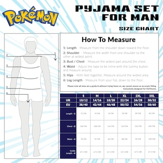 Foto 6 | Set De Pijama Pokémon Para Hombre Y Adolescente S-3xl (multicolor Y Negro, 2xl) - Venta Internacional.