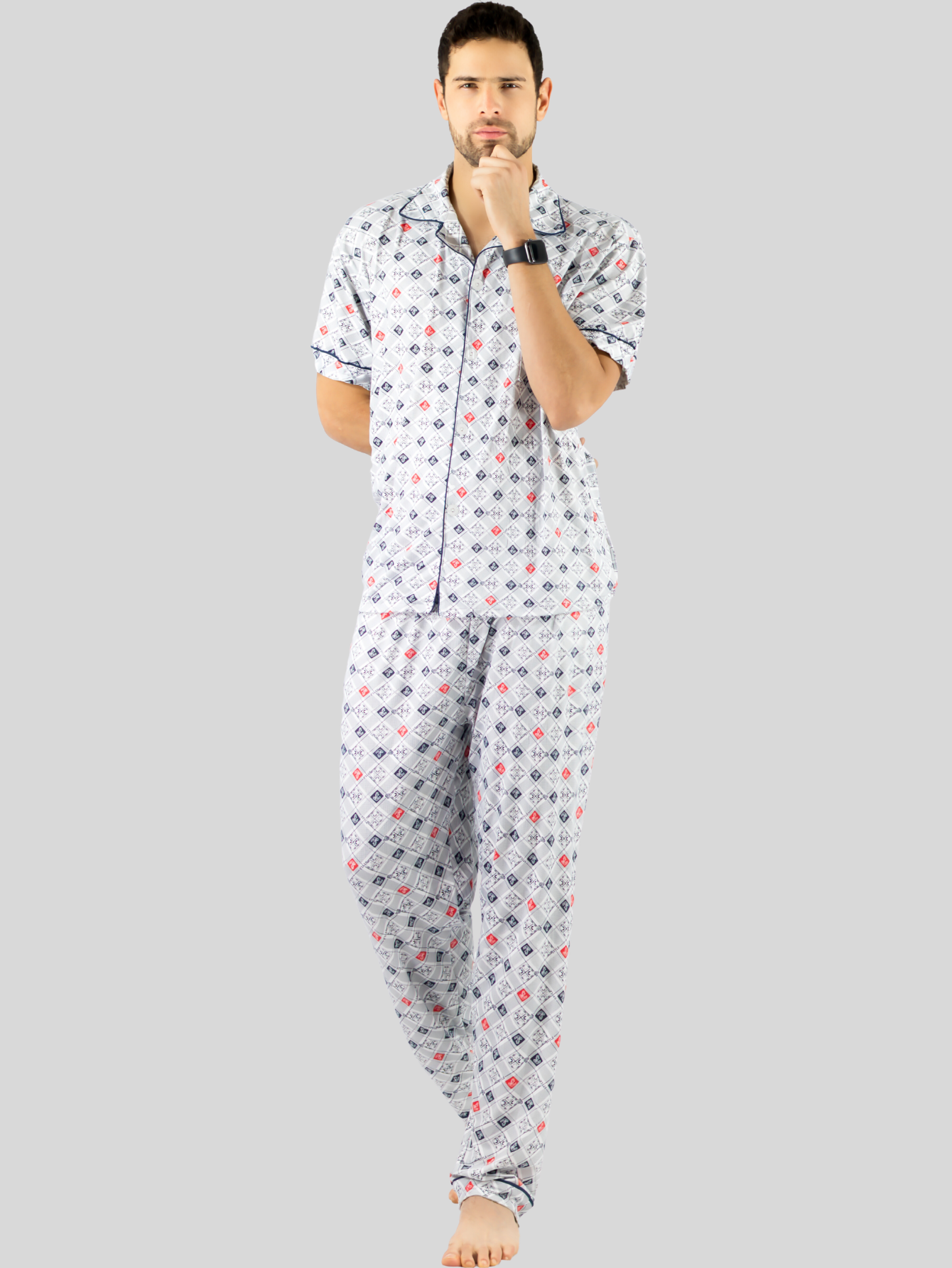Foto 3 pulgar | Pijama para Hombre Pij-091 D6