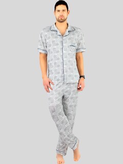 Foto 5 | Pijama Pantalón y Camisa Ligera para Hombre