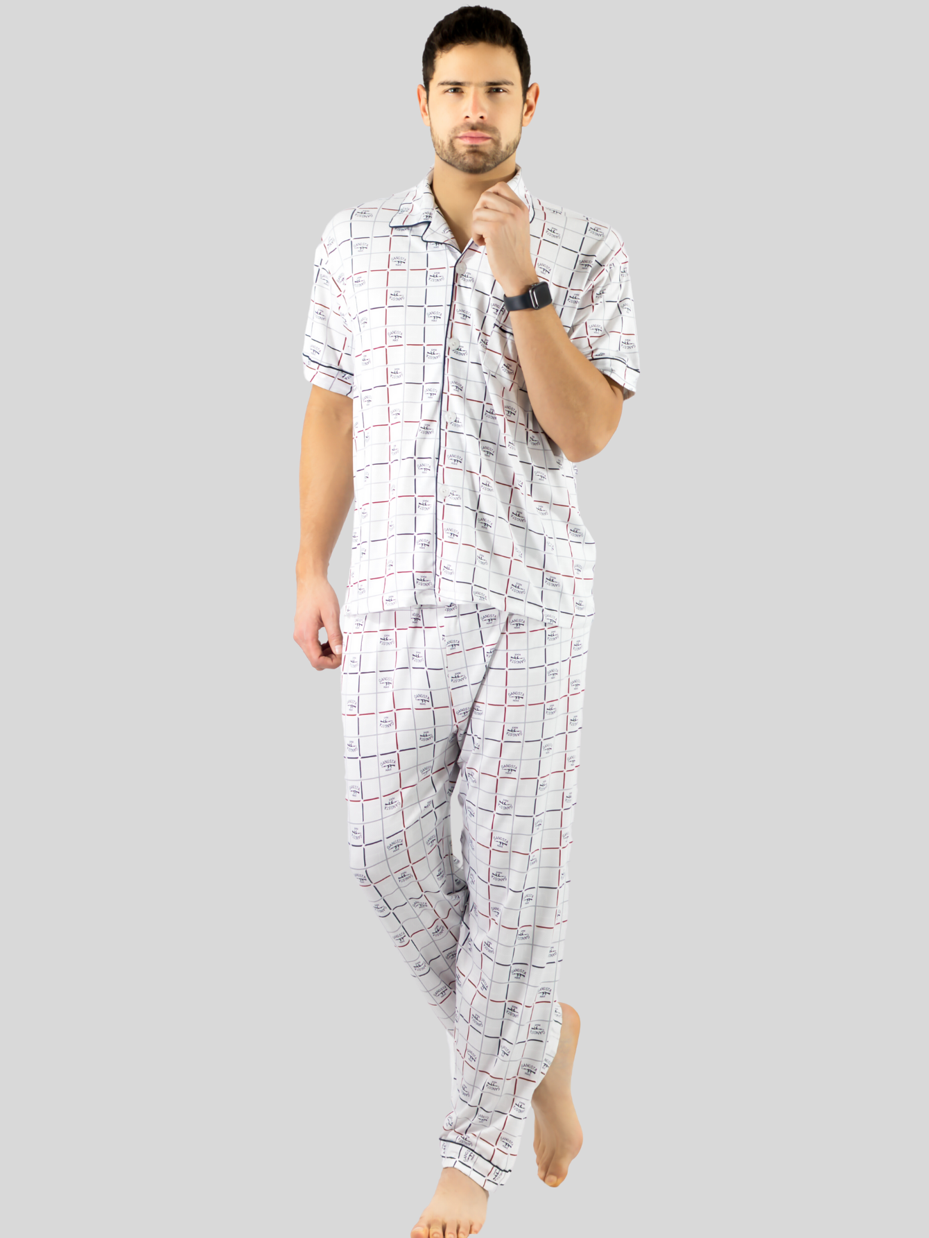 Foto 2 | Pijama de Hombre 2 Piezas Pij-091 D2