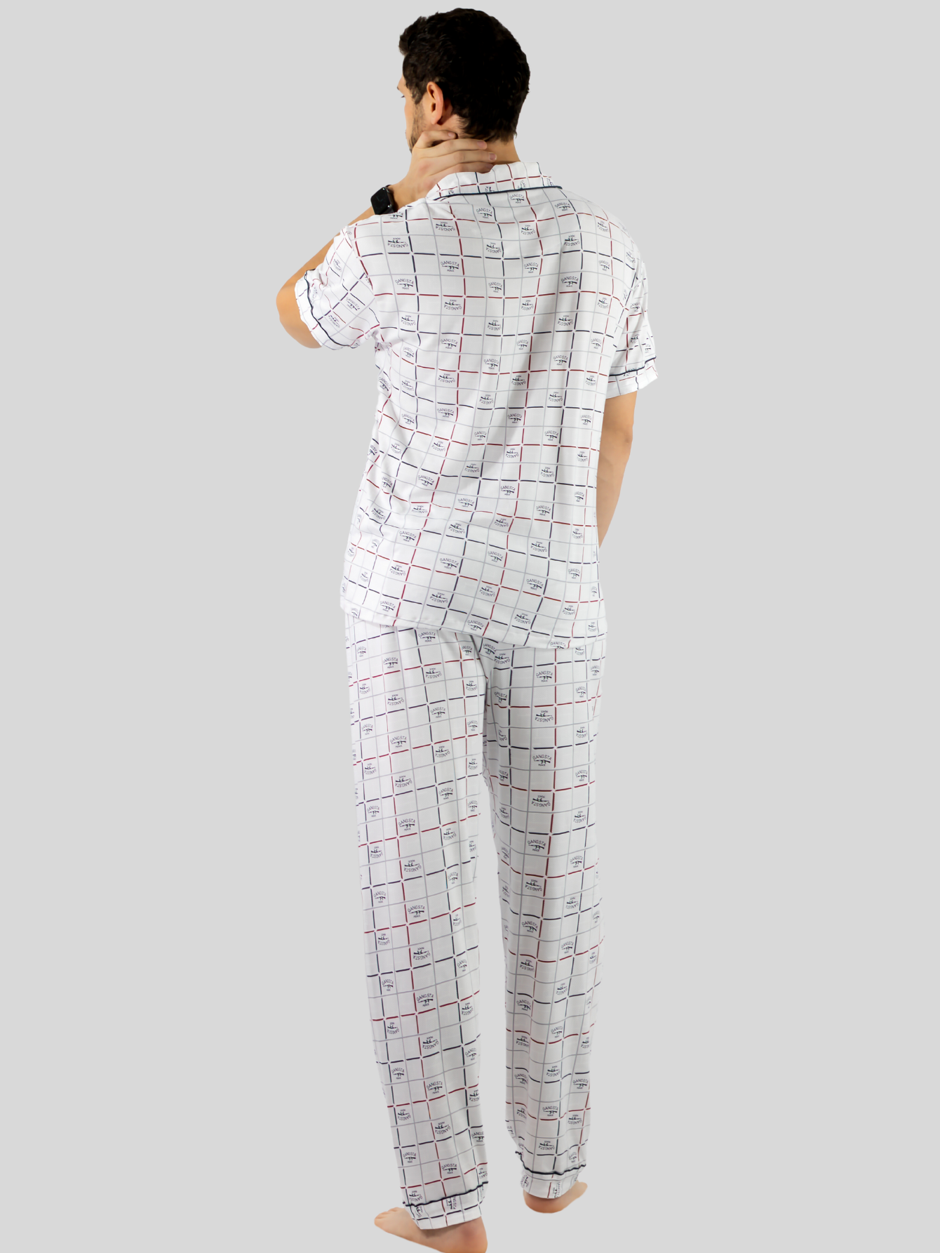 Foto 3 | Pijama de Hombre 2 Piezas Pij-091 D2