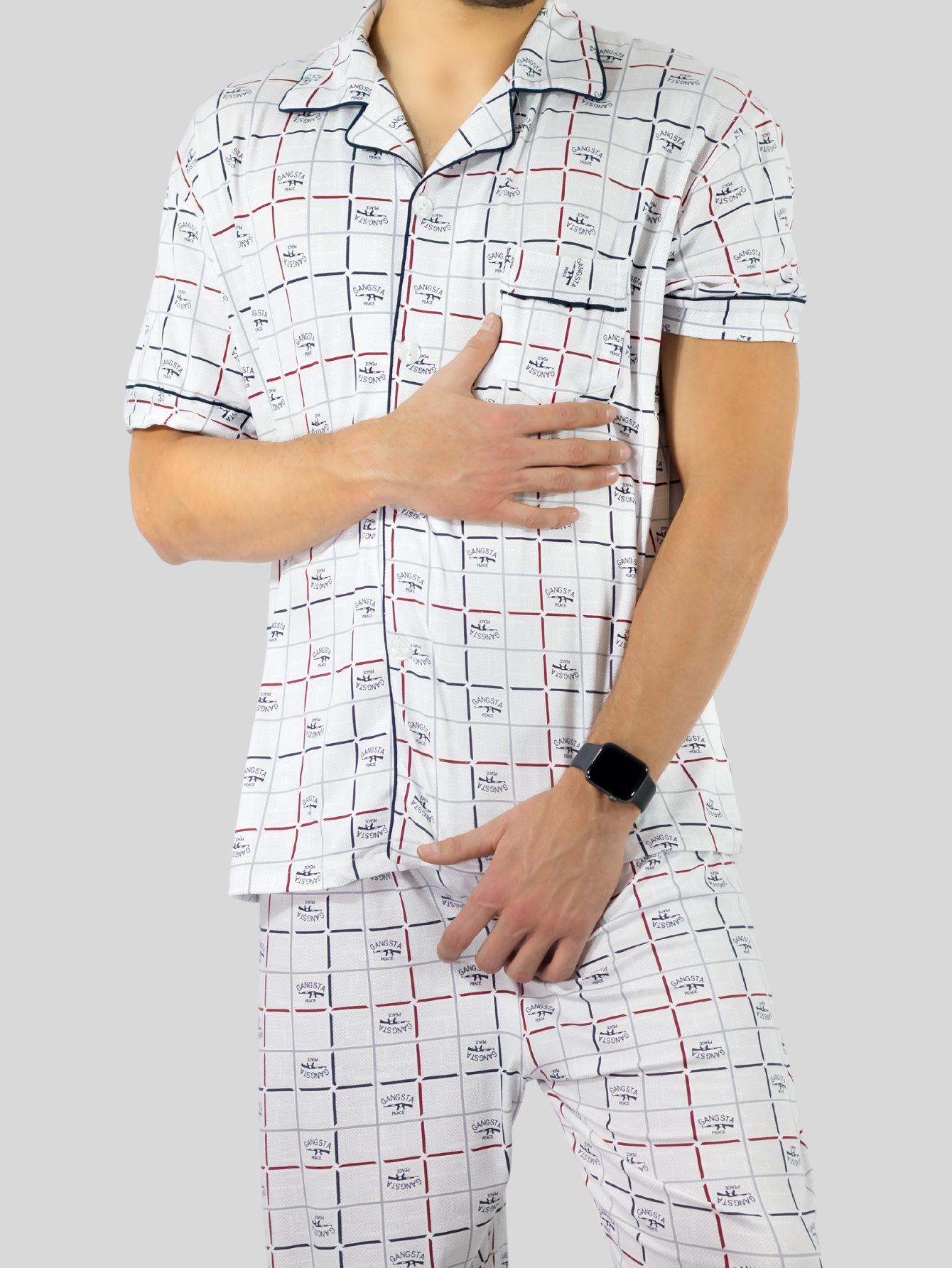 Foto 4 | Pijama de Hombre 2 Piezas Pij-091 D2