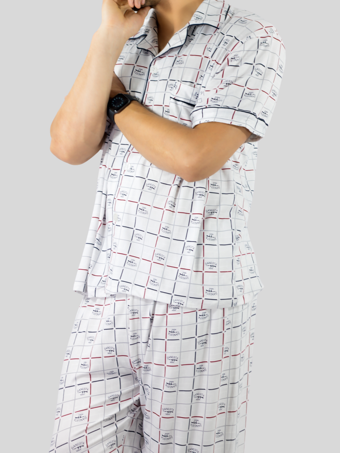 Foto 5 | Pijama de Hombre 2 Piezas Pij-091 D2