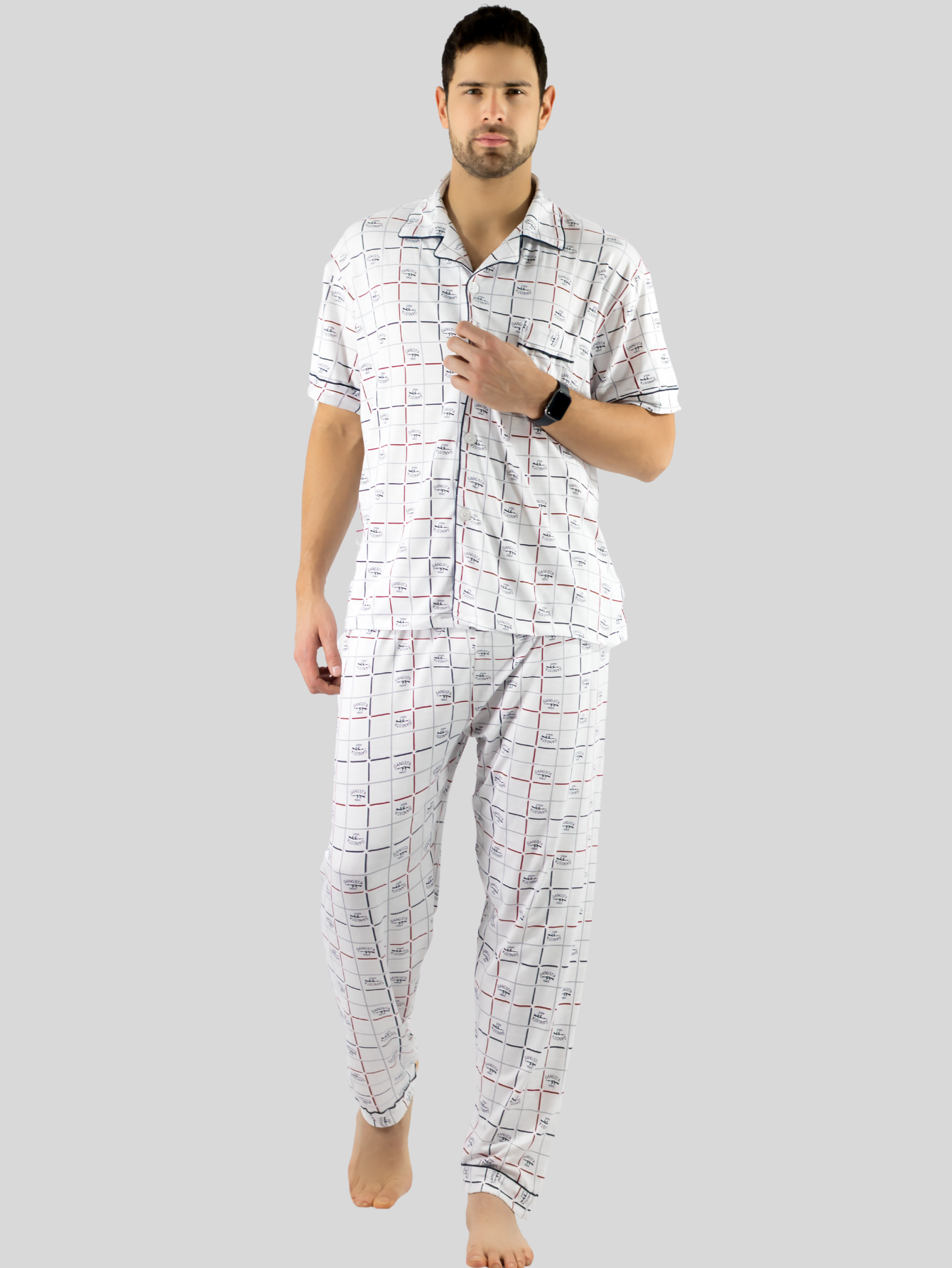 Foto 7 | Pijama de Hombre 2 Piezas Pij-091 D2