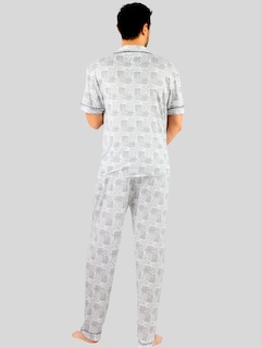 Foto 3 | Pijama 2 Piezas Gris para Hombre