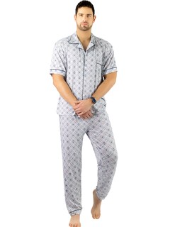 Foto 1 | Pijama Pantalón y Camisa Pij-091 D3 para Hombre