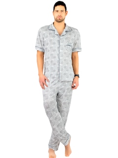 Foto 1 | Pijama Pantalón y Camisa Pij-091 D8 para Hombre