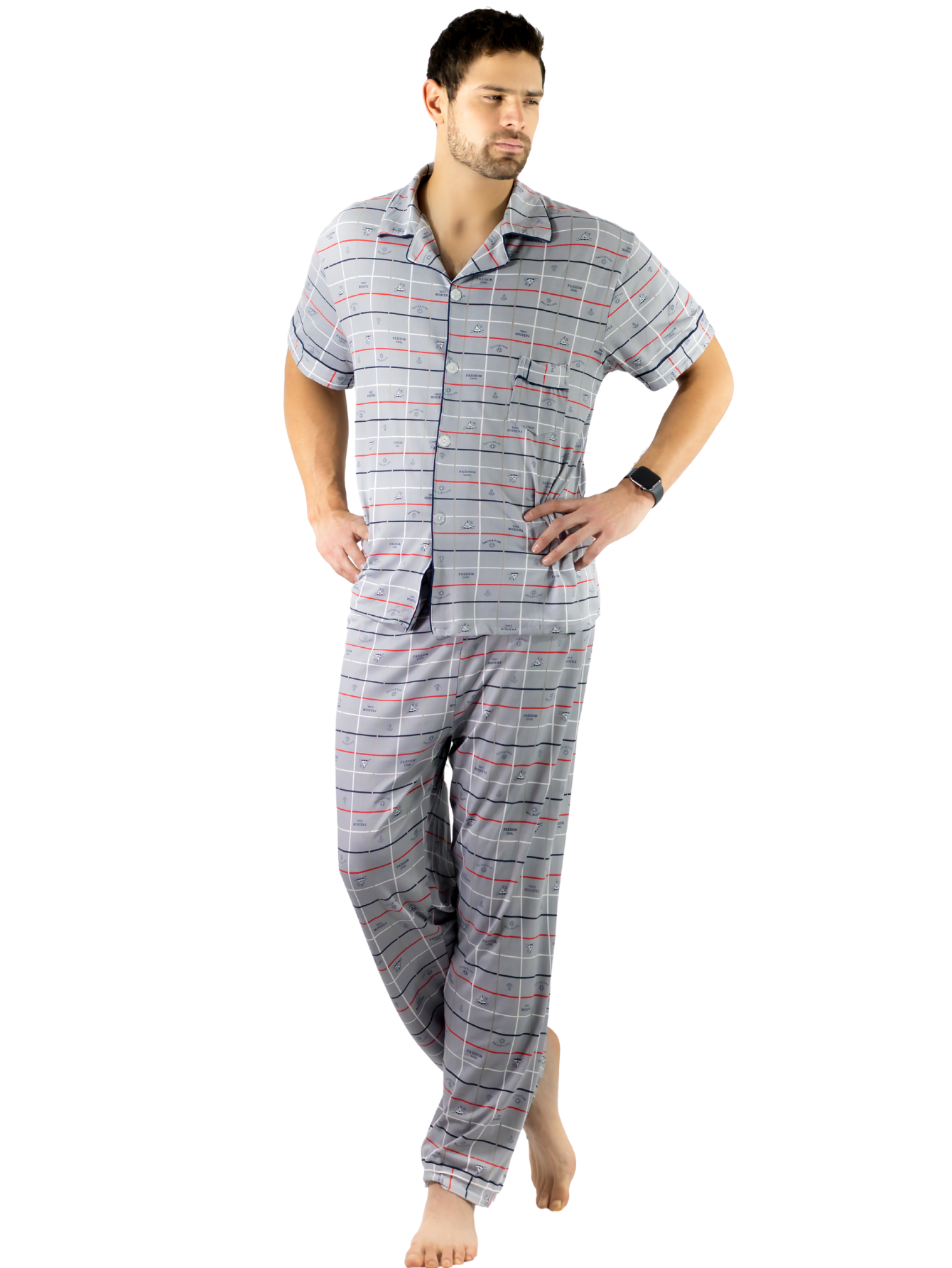 Pijama de Pantalón y Camisa Ligera