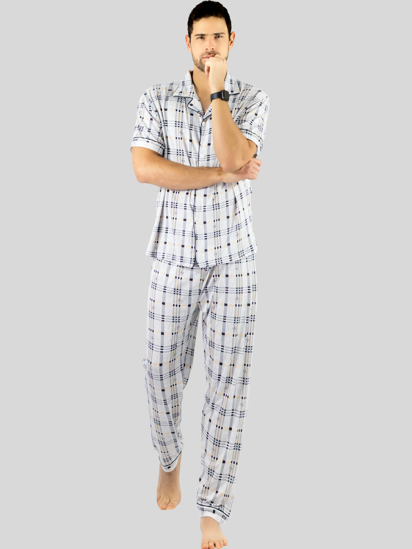 Foto 7 | Pijama de Hombre 2 Piezas