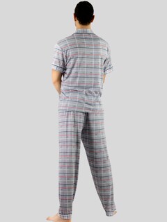 Foto 3 | Pijama para Hombre Pantalón y Camisa PIJ-091 D1