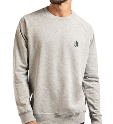 Sudadera color Aluminio  John Henry