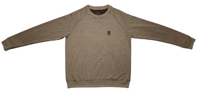 Foto 2 pulgar | Sudadera color Taupe  John Henry