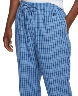 Foto 2 | Pantalón De Pijama Nautica, Tejido Suave, 100% Algodón, Cintura Elástica - Venta Internacional.