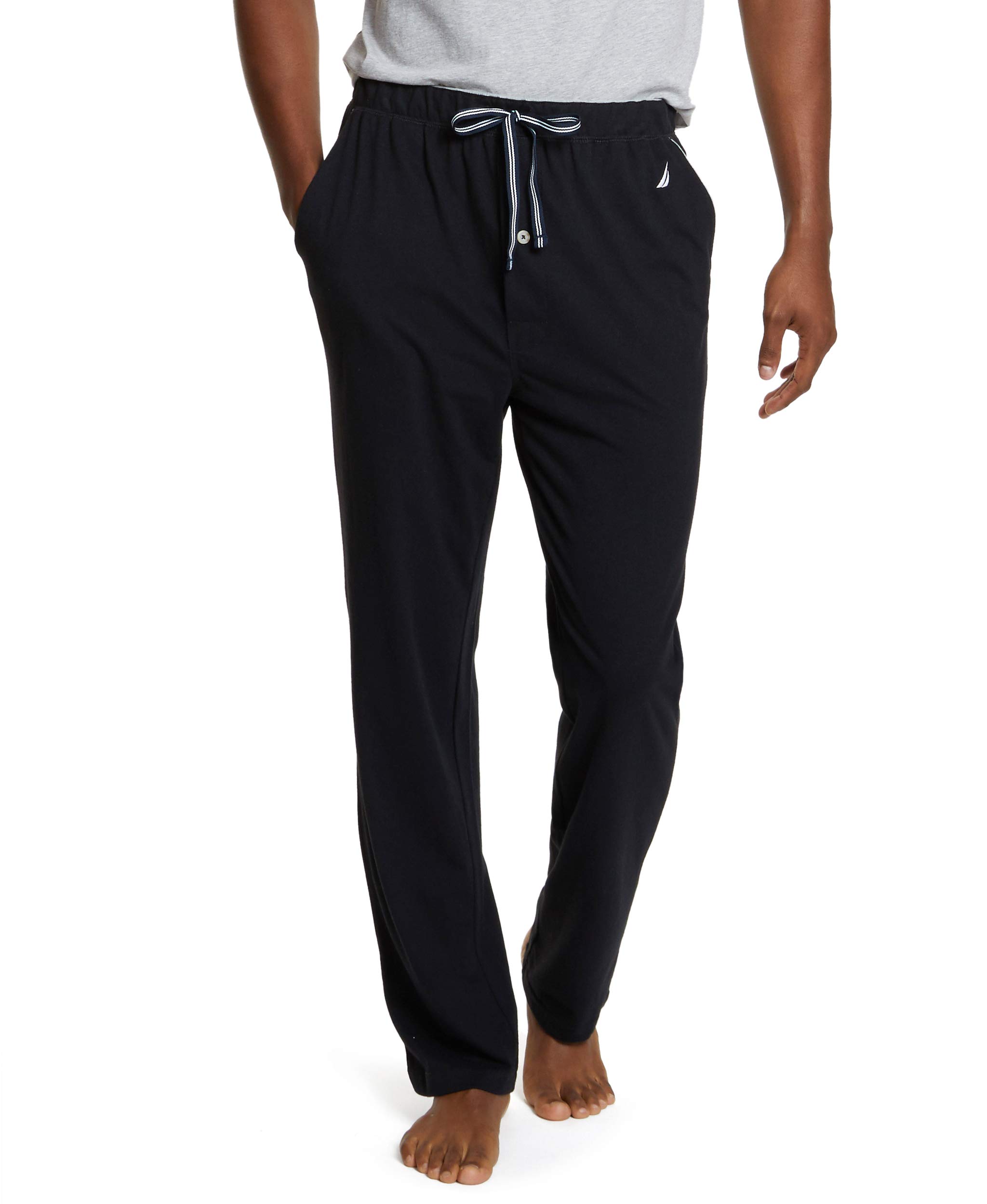 Foto 2 pulgar | Pantalón Sleep Lounge Nautica Soft Knit Para Hombre True Black S - Venta Internacional.