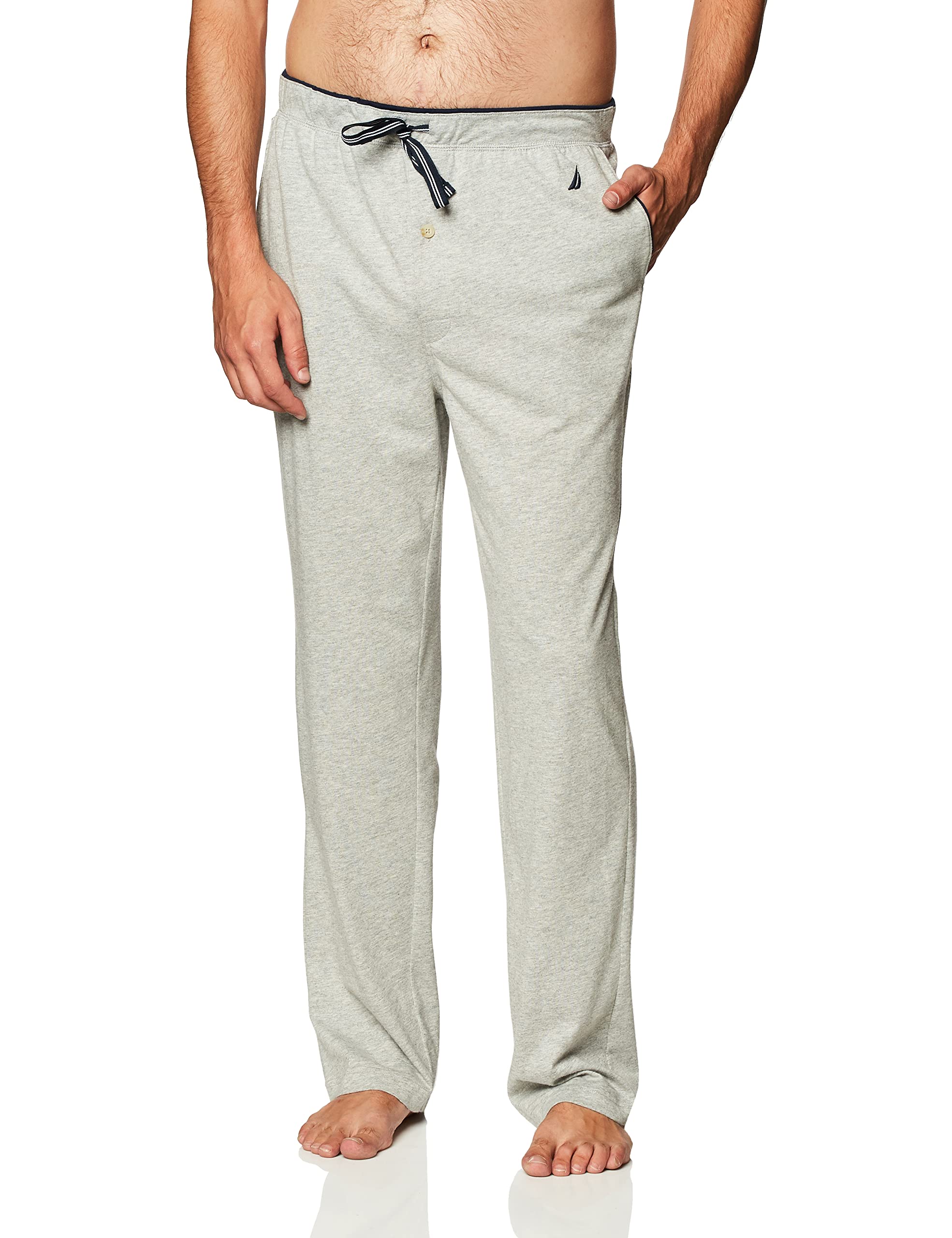 Foto 1 | Sleep Lounge-pant Nautica Soft Knit Para Hombre, Color Gris Jaspeado - Venta Internacional.