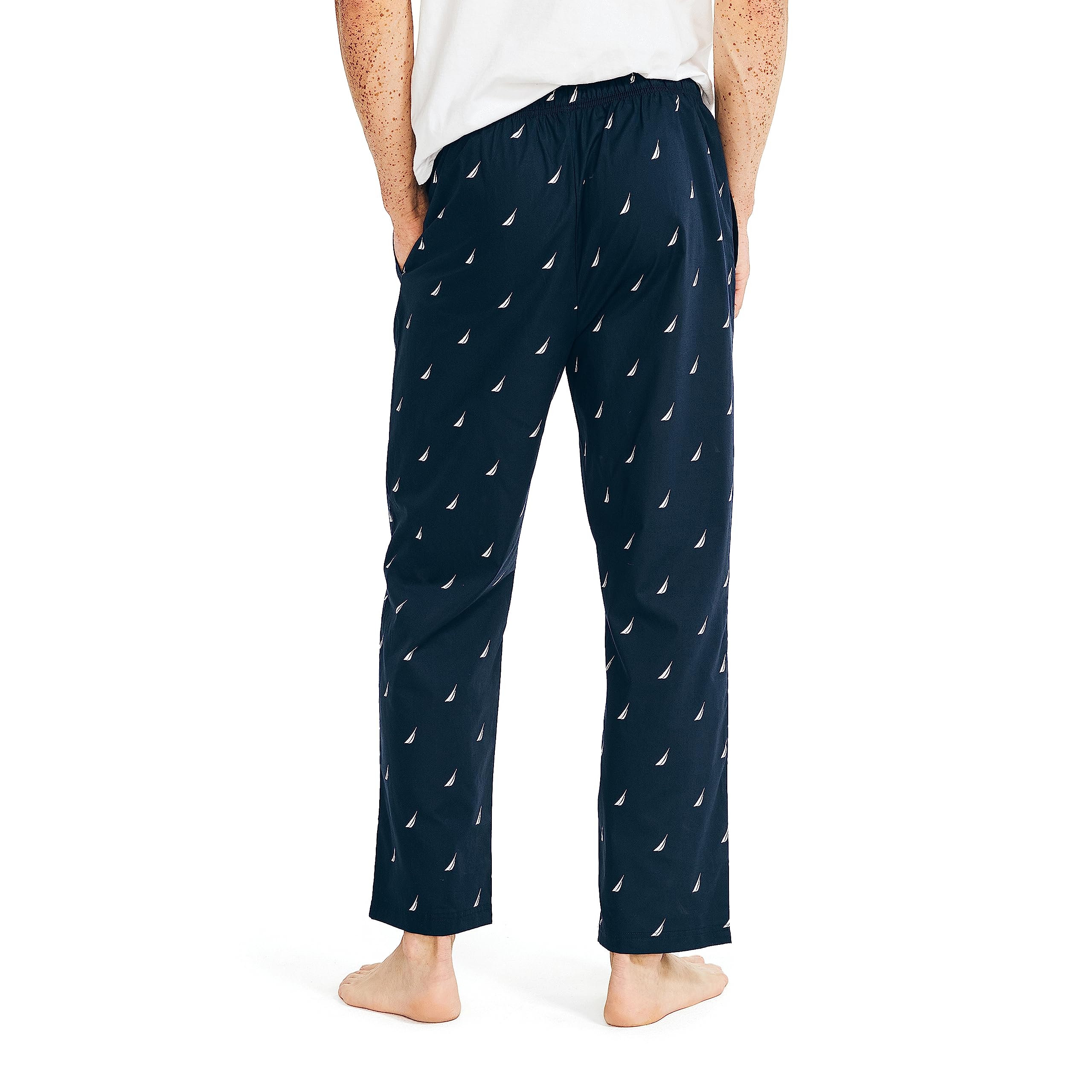 Foto 3 pulgar | Pantalón De Pijama Nautica Soft Woven 100% Algodón Con Cintura Elástica Para Hombre - Venta Internacional.