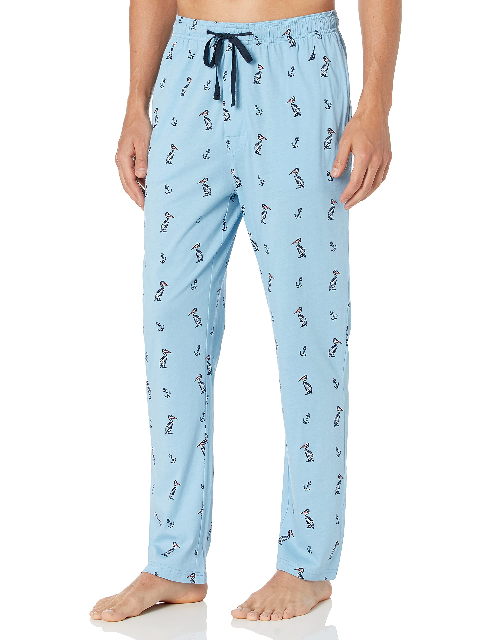 Pantalón De Pijama Nautica Soft Woven 100% Algodón Con Cintura Elástica Para Hombre - Venta Internacional.