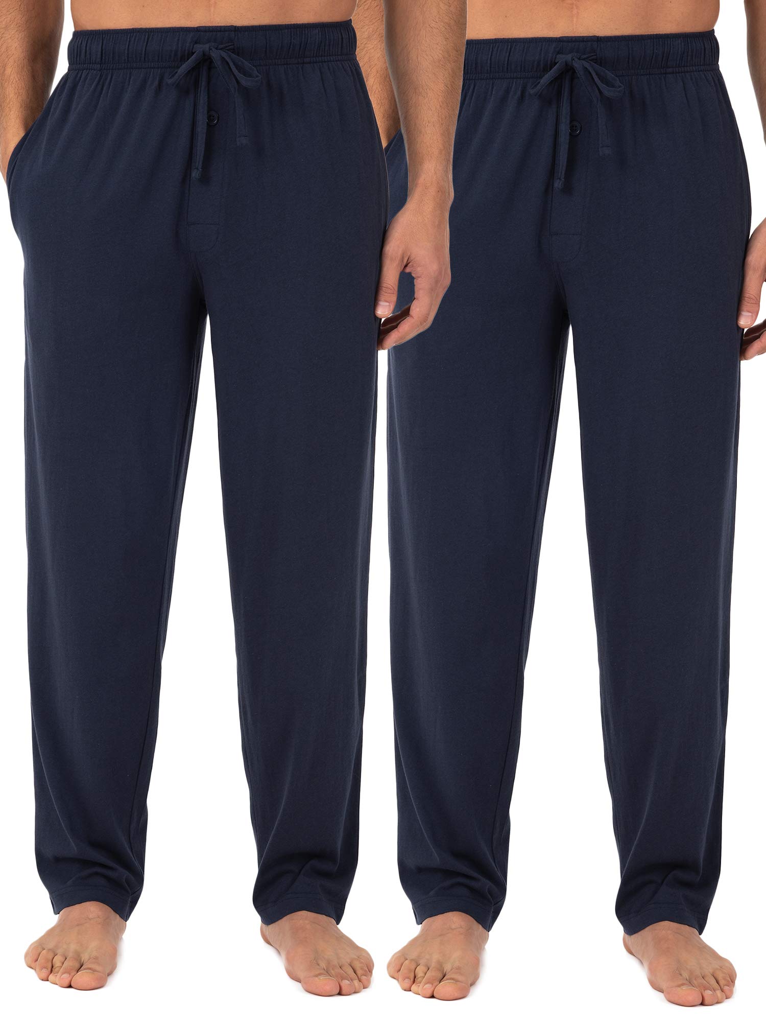 Foto 1 | Pantalón Para Dormir Fruit Of The Loom, Tejido Azul Marino Para Hombre, Talla M - Venta Internacional.