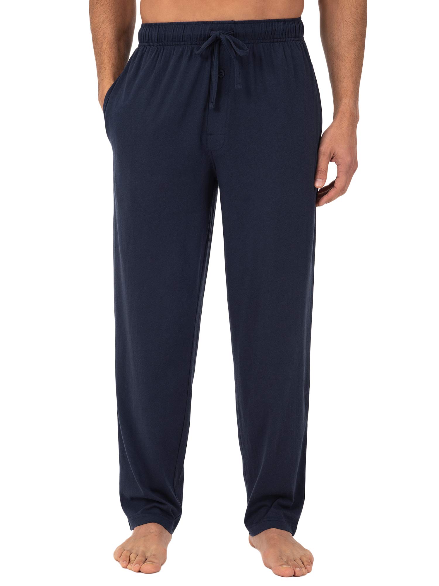 Foto 2 | Pantalón Para Dormir Fruit Of The Loom, Tejido Azul Marino Para Hombre, Talla M - Venta Internacional.