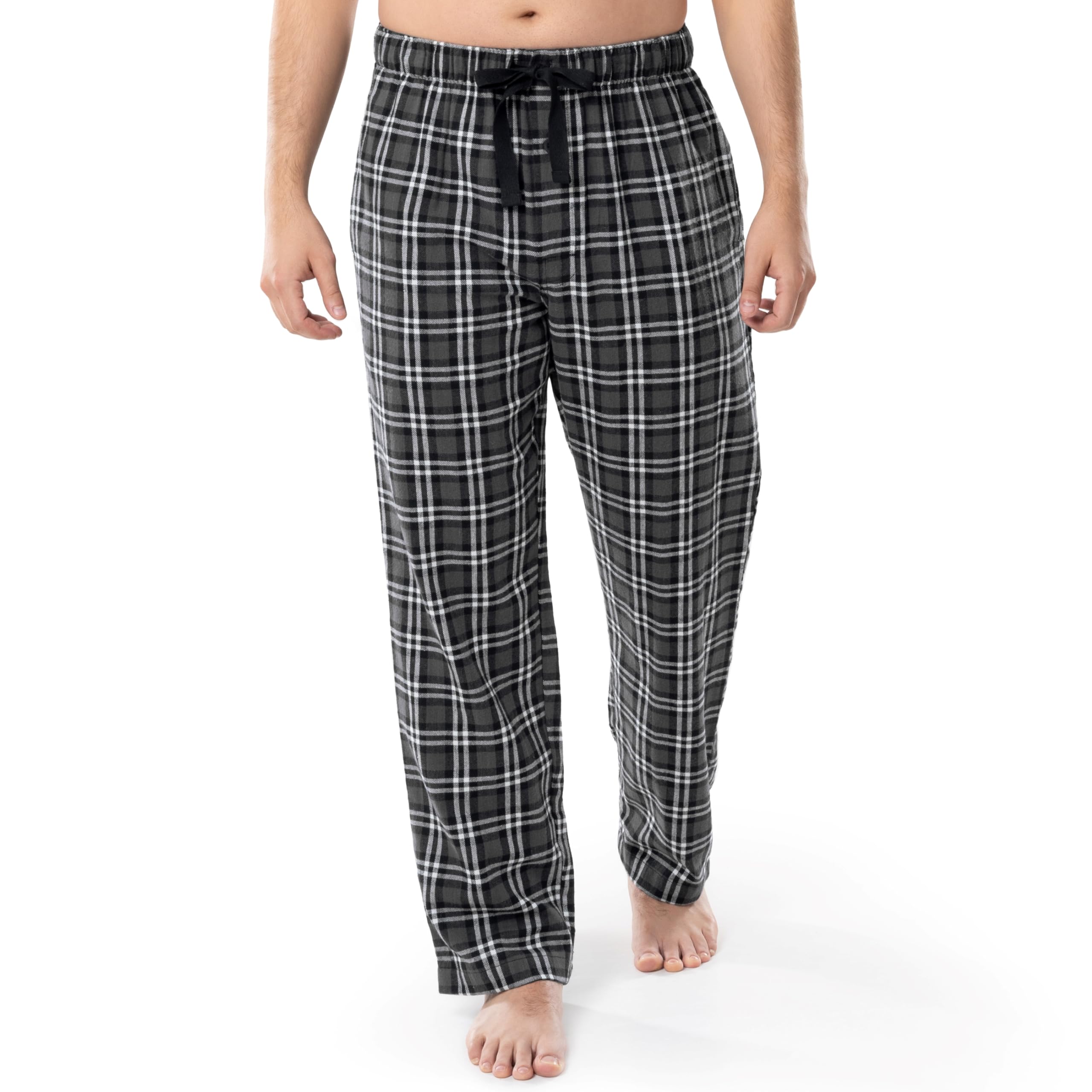 Parte Inferior De Pijama De Franela Teñida Con Hilo Fruit Of The Loom Para Hombre - Venta Internacional.
