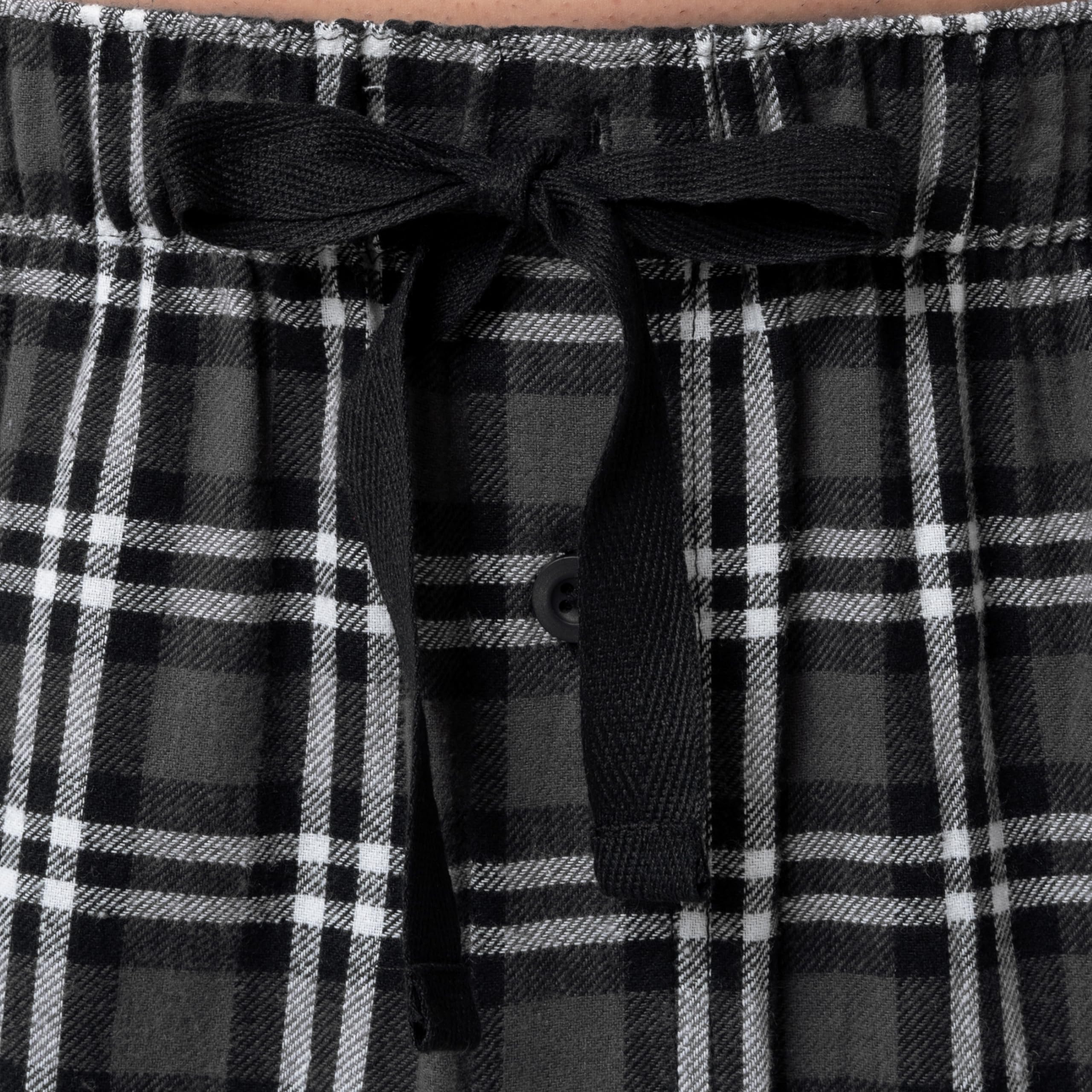 Foto 3 pulgar | Parte Inferior De Pijama De Franela Teñida Con Hilo Fruit Of The Loom Para Hombre - Venta Internacional.