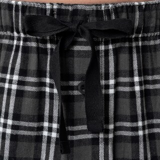 Foto 2 | Parte Inferior De Pijama De Franela Teñida Con Hilo Fruit Of The Loom Para Hombre - Venta Internacional.
