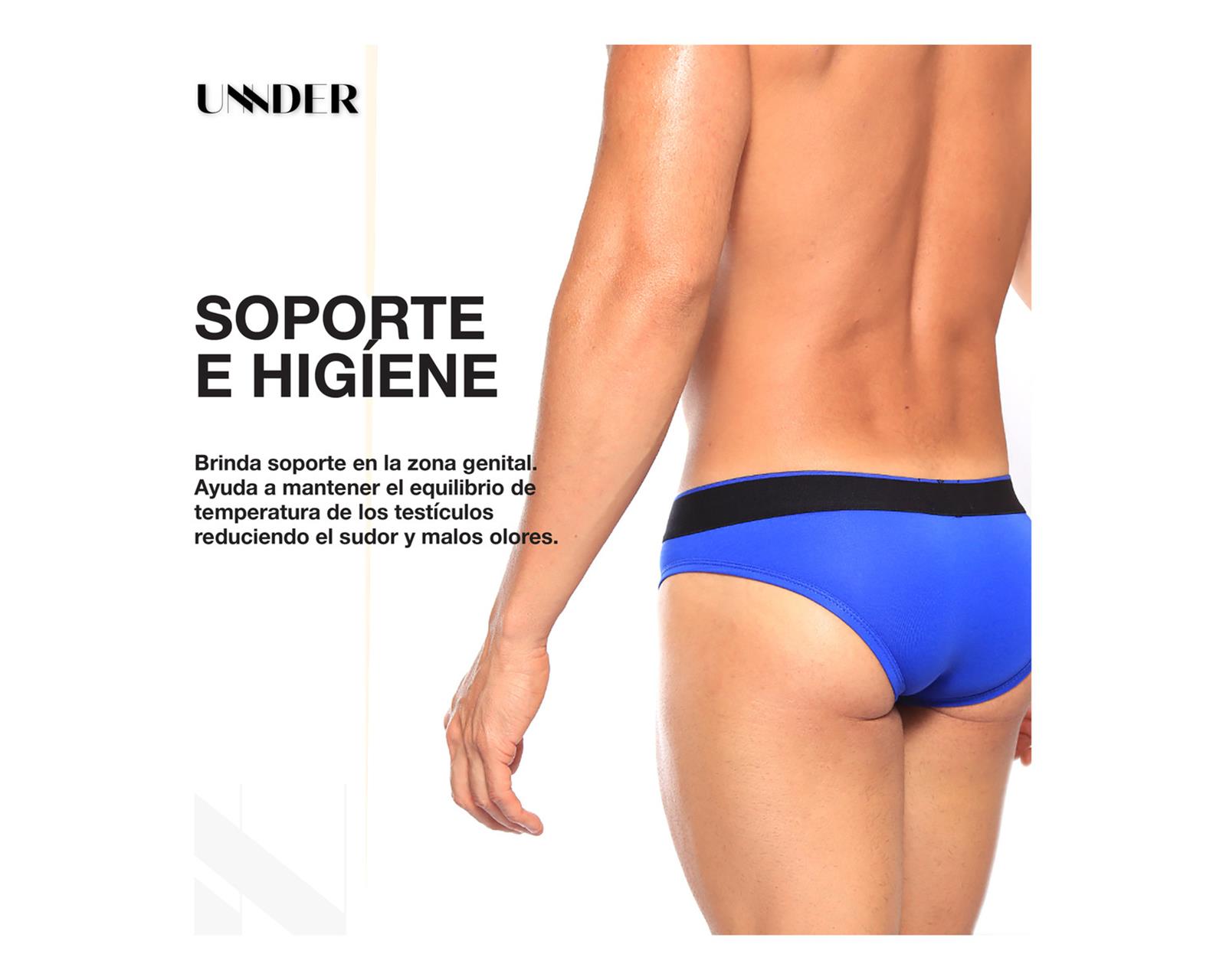 Foto 8 | Calzon Bikini Modern Unnder Ropa Interior Para Hombre 1 Pz Color Rosa Chicle