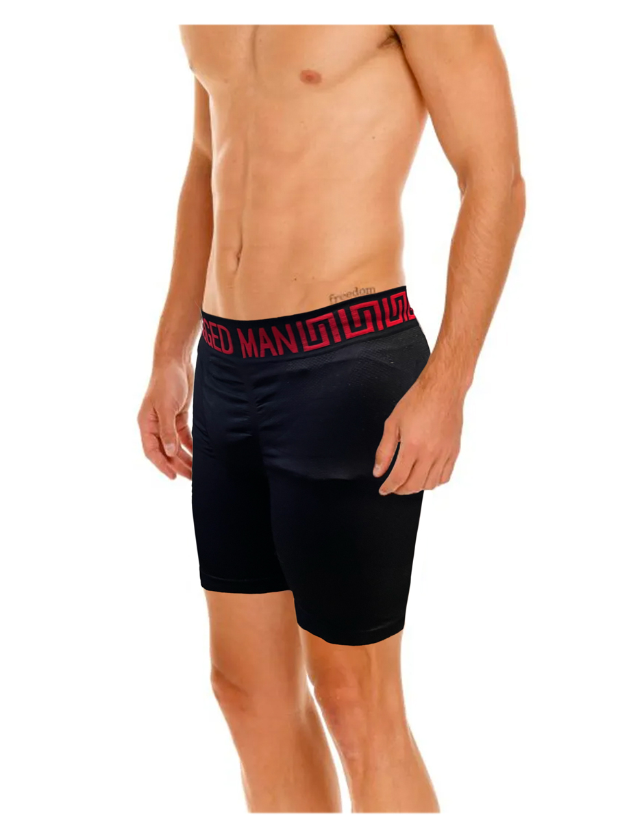 Foto 4 pulgar | Paquete de 6 Boxer Largo Hombre Biker Hunk