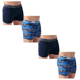 Foto 2 | Multipack 4 Boxer Wilson 95879 Color Azul Diseños Camuflajeados.