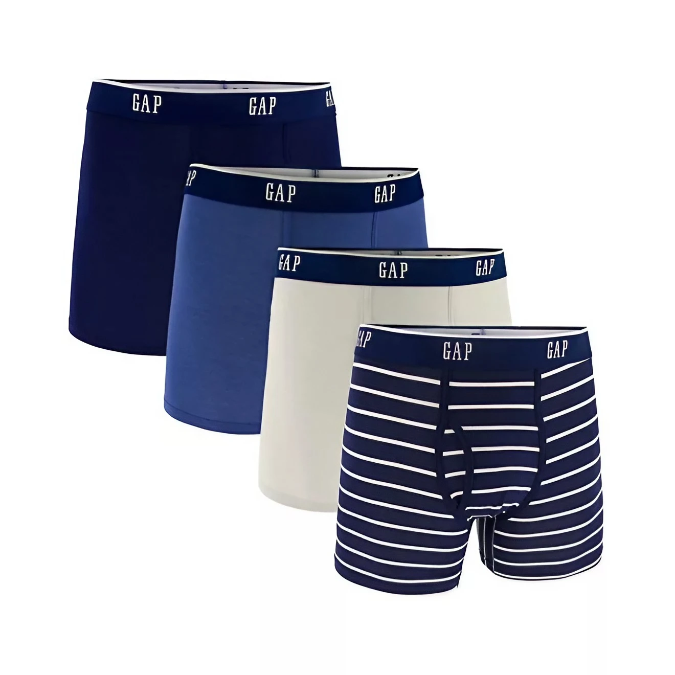 Foto 2 pulgar | Bóxer Gap 4-pack Ultra Suave Multicolor Premium para Caballero