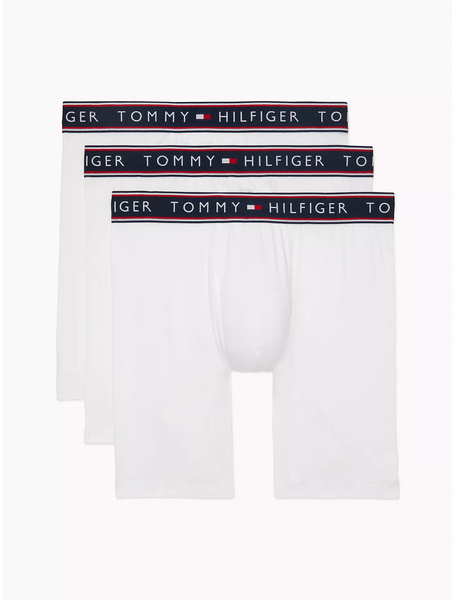 Foto 2 pulgar | Boxer Tommy Hilfiger 3 Piezas Stretch Algodón Pack Blancos