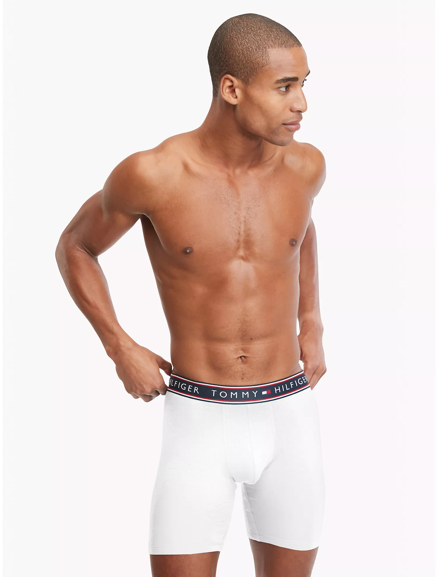 Foto 2 | Boxer Tommy Hilfiger 3 Piezas Stretch Algodón Pack Blancos