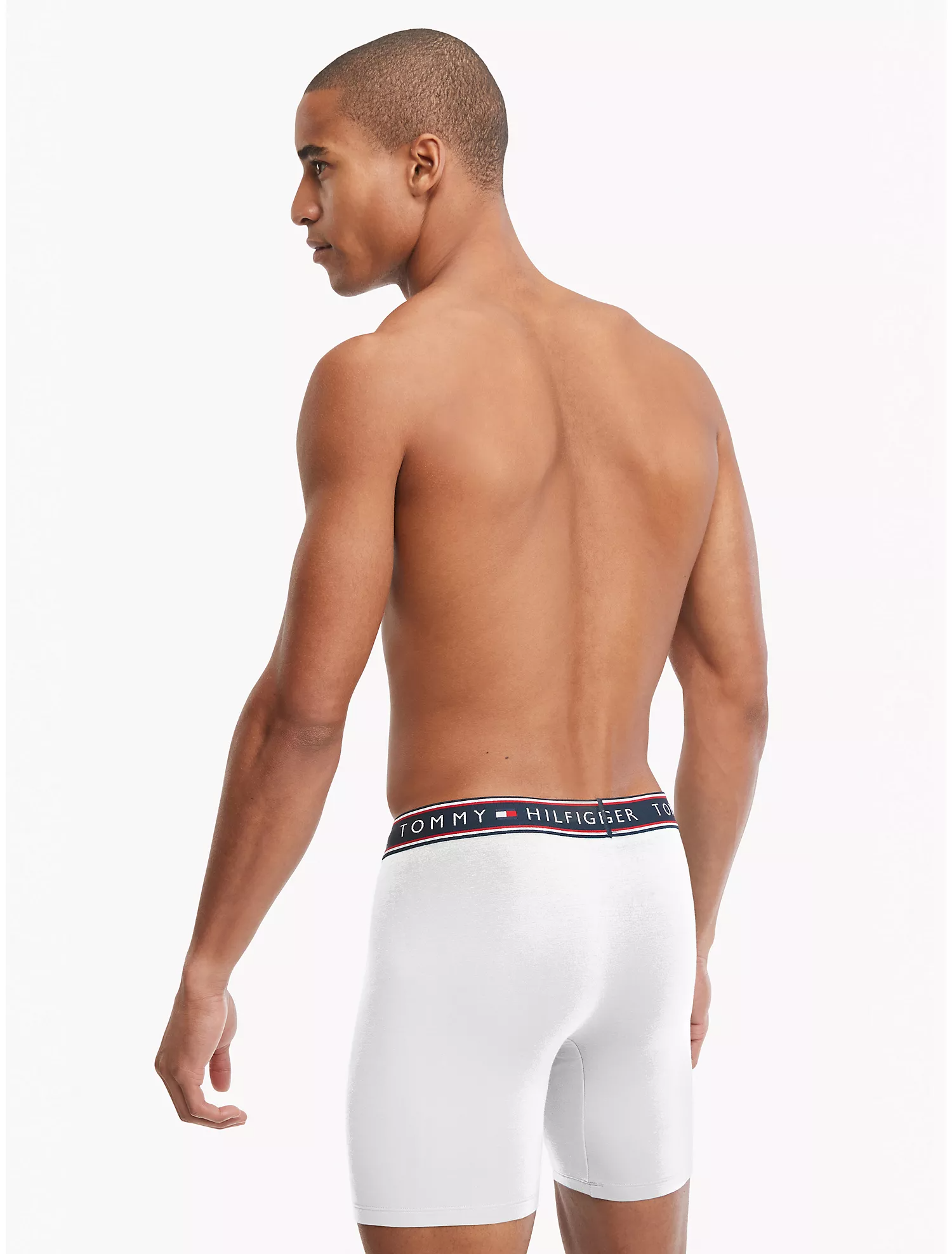 Foto 3 | Boxer Tommy Hilfiger 3 Piezas Stretch Algodón Pack Blancos